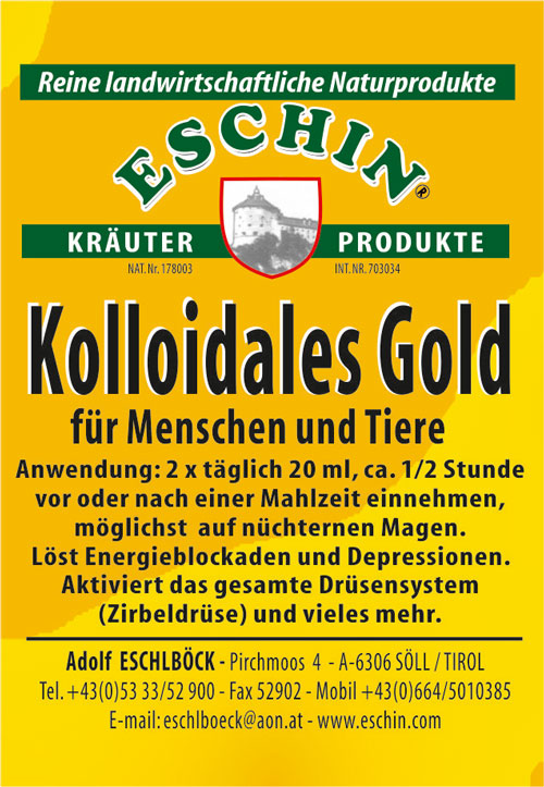 13 A Kolliodales Gold 100 ml